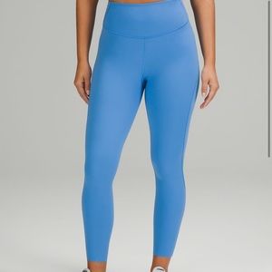 Base Pace High-Rise Running Tight 25”, Brushed Nulux in Blue Nile